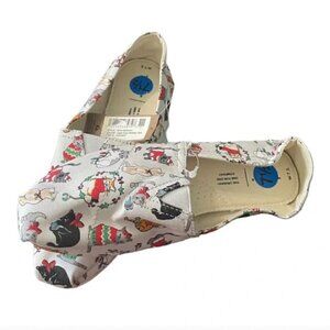 New! Toms Christmas Cats Shoes‎